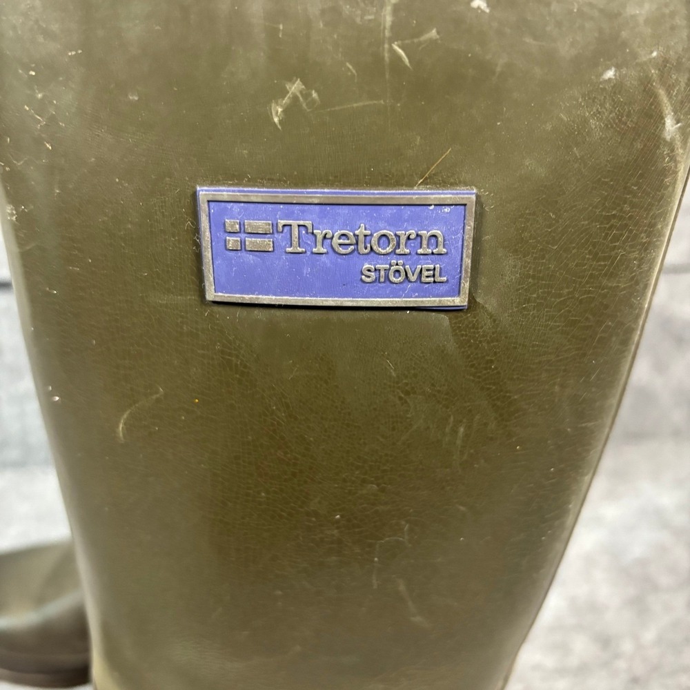 Tretorn Stovel Womens Olive Green Rubber Rain Boots Size EU 36 US 6 - Picture 3 of 7